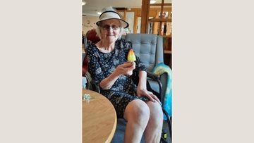 Thundersley care home Resident enjoys an afternoon of exploring